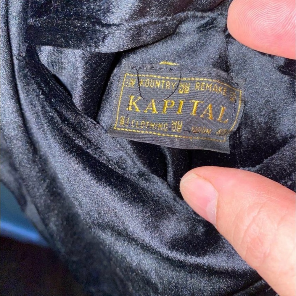 KAPITAL VELVETEEN SULFIDE SOUVENIR JACKET (RAIN SKULL) - Picture 8 of 11